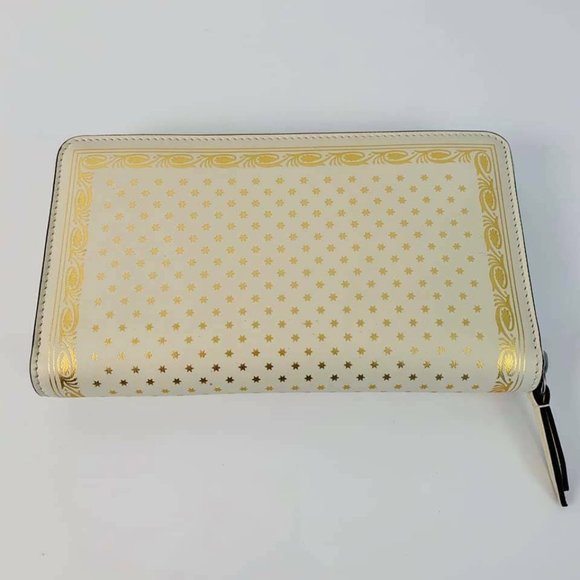 NEW GUCCI 510488 Guccy Moon & Stars Leather Zip Around Wallet - Picture 6 of 11